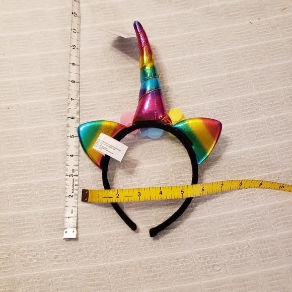 NWT rainbow unicorn headband - Picture 5 of 5